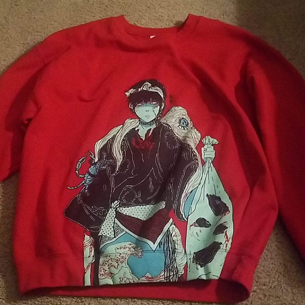 Omocat Fishboy Japanese Crewneck Sweater